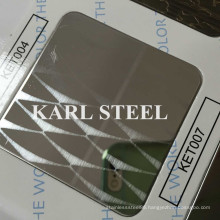 High Quality 201 Stainless Steel Color Ket007 Hl Sheet